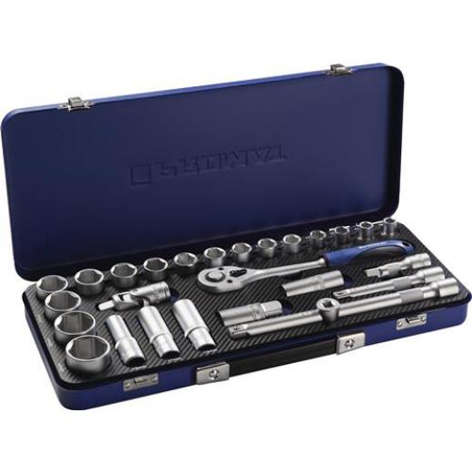 Steckschlüsselsatz 27-tlg.1/2 Zoll SW 10-32mm Z.36 6KT TECWERK