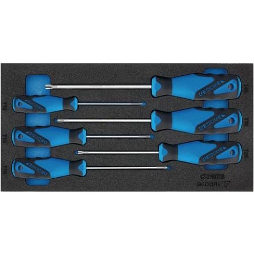 Werkzeugmodul 1500 CT1-2163 TX 6-tlg.1/3-Modul Schraubendreher TORX GEDORE