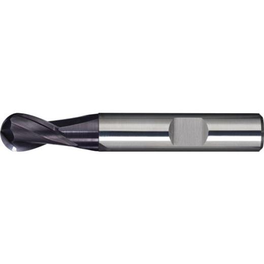 Vollradiusfräser Ø 10 mm Einsatz-L.24 mm VHM TiAlN HB Z.2 kurz PROMAT