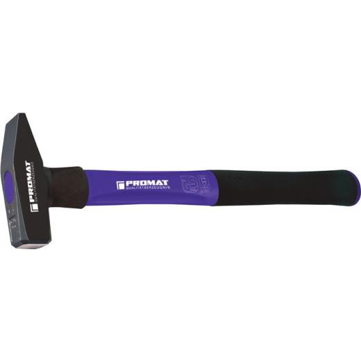 Schlosserhammer 1500g Stiel-L.380mm 3K-Stiel m.Stahlschutzhülse TECWERK