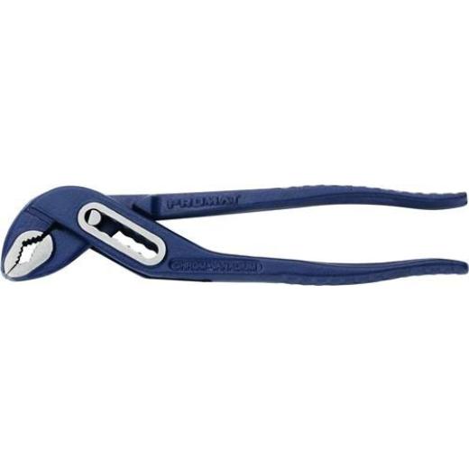 Wasserpumpenzange L.300mm Spann-W.45mm pol.blau kordiert TECWERK