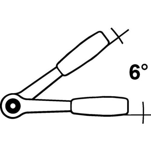 U.-Knarre 411 1/4 Zoll 60 Z.Schaltscheibe STAHLWILLE