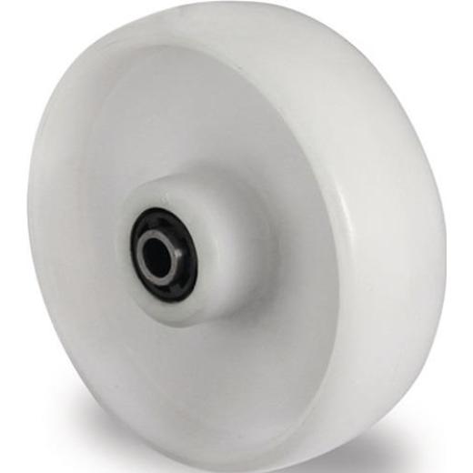 Ersatzrad D.150mm Trgf.300kg PA weiß Achs-D.20mm Nabenl.59mm TECWERK