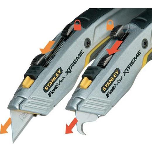 Universalmesser FATMAX® PRO 2-IN-1 Gesamt-L.180mm einziehbar SB-verpackt STANLEY