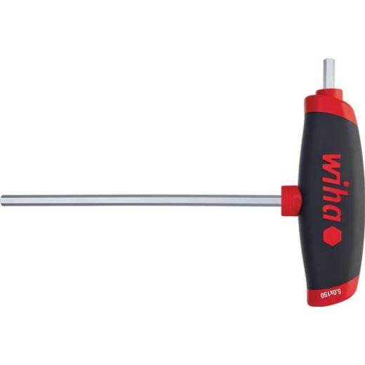 Sechskantwinkelschraubendreher SW 5mm Klingen-L.150mm 6-KT m.Seitenabtr.WIHA