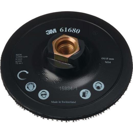 Stützteller Scotch Brite™ DH-AC D.125mm M14 m.Zentrierung 3M