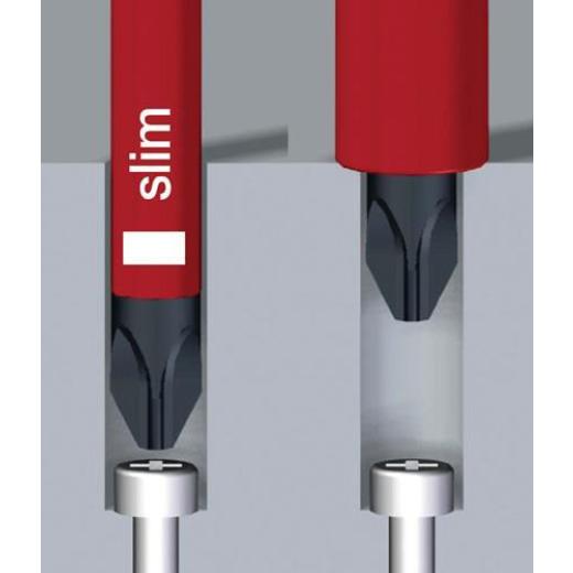 Schraubendreher 3211 slimFix Gr.PH 2 Klingen-L.100mm VDE isol.WIHA