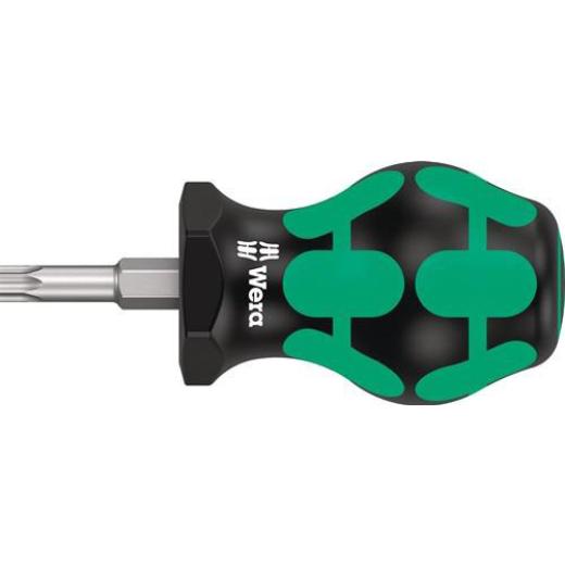 Schraubendreher 367 TORX® Stubby Gr.T 27 Klingen-L.25mm 2K-Griff Rundkl.WERA
