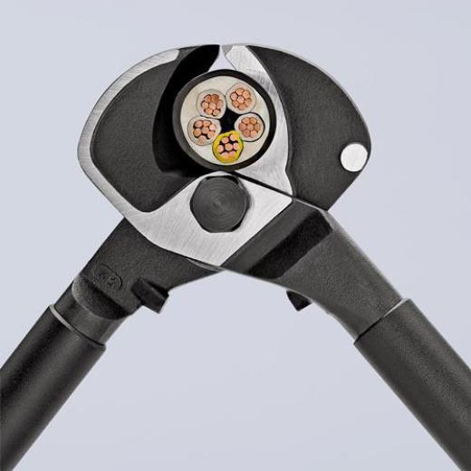 Kabelschere L.500mm Kopf brün.Mehrkomp.-Hüllen KNIPEX