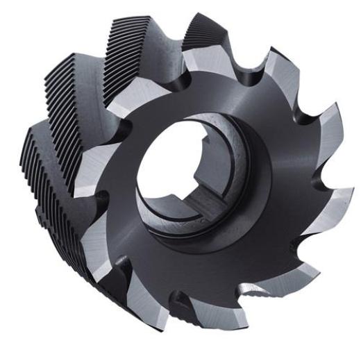 Walzenstirnfräser DIN 1880 Typ HR, Ø 63 mm HSS-Co5 TiCN Z.8 PROMAT