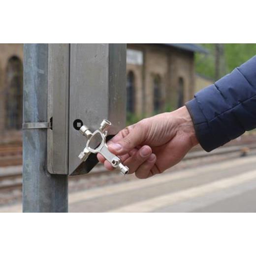 Schaltschrankschlüssel 9 Funktionen integr.Flaschenöffner TECWERK