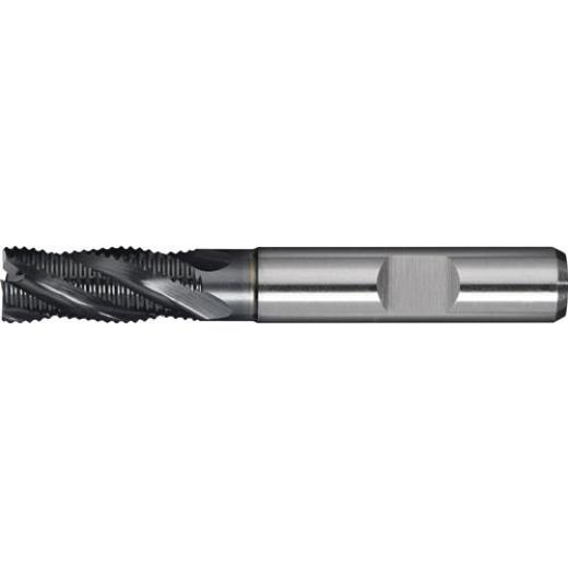 Schaftfräser DIN 844 Typ HR, Ø 12 mm HSS-Co PM ALCRONA Weldon Z.4 kurz TECWERK