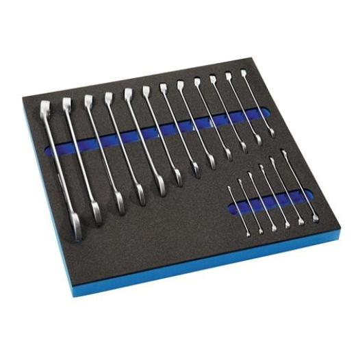 Werkzeugmodul 18-tlg.2/3-Modul Schlüsswelweiten 6-24mm TECWERK