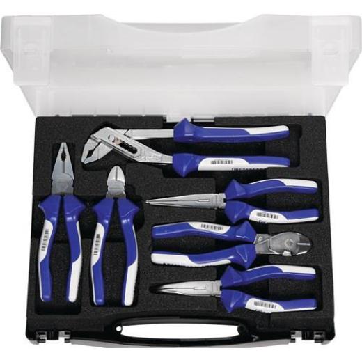 Zangensatz Inh.6tlg.verchr.Kunststoffkoffer TECWERK