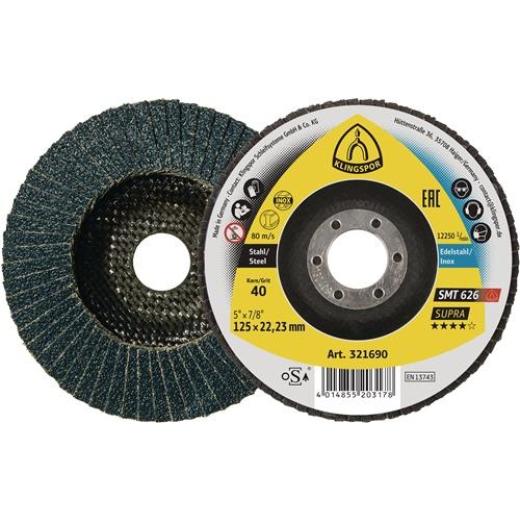 Fächerscheibe SMT 626 Supra D.115mm K.40 6Grad kon.INOX ZK | 10 Stück