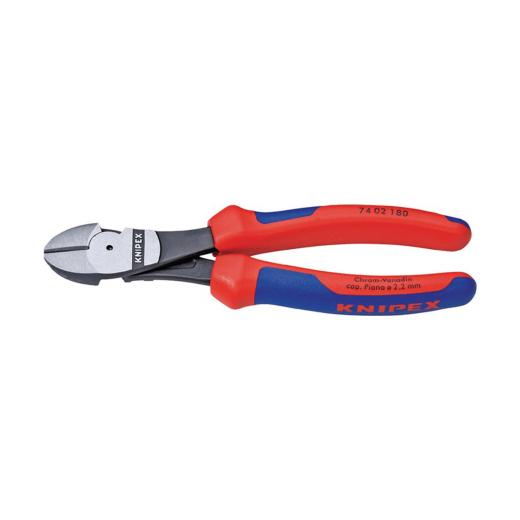 Kraftseitenschneider L.180mm pol.Form 0 Comfort-Griff KNIPEX