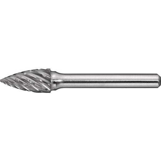 Frässtift SPG Special Steel Ø 10 mm Kopf-L.20 mm Schaft-Ø 6 mm HM Verz.Kreuz PROMAT