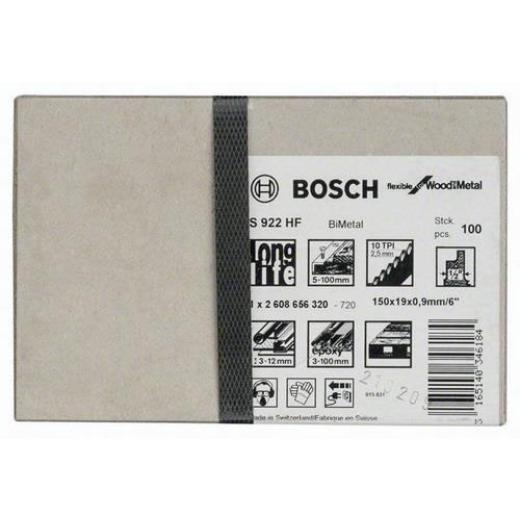 Säbelsägeblatt S 922 HF L.150mm B.19mm TPI 10 2,5mm 100 St./Karte