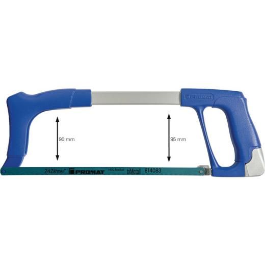 Metallsägebogen Blatt-L.300mm 24 Z./Zoll D- u.Frontgriff TECWERK