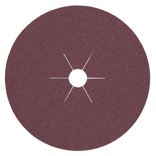 Fiberscheibe D.125mm K.80 f.HO/Metall Korund TECWERK | 25 Stück