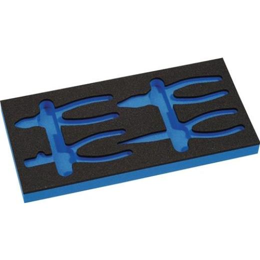 Werkzeugmodul Leereinlage 1/3-Modul H.30mm 4000 871 293,4-tlg.KNIPEX