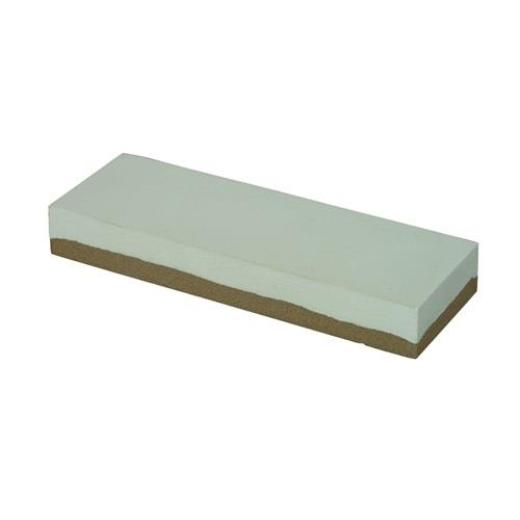 Schleifstein L130xB70xH20mm Super Arkansas 180/500 weiß/braun MÜLLER