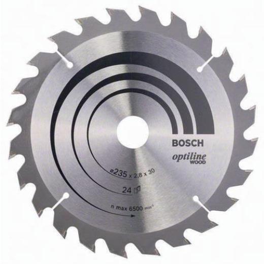 Kreissägeblatt PRO Wood AD 235mm Z.24 WZ Schnitt-B.2,8mm BOSCH