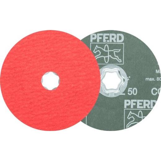 Fiberscheibe COMBICLICK CO-COOL D.125mm K.50 INOX/Alu.Keramikkorn PFERD | 25 Stück