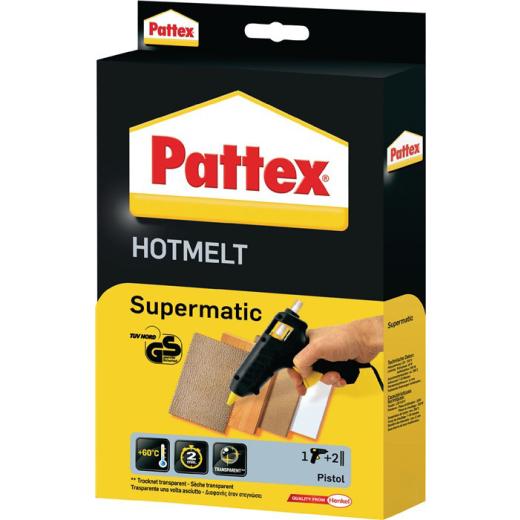 Heißklebepistole Supermatic Klebeleistung 4,5 g/min 7-10 min 11mm PATTEX