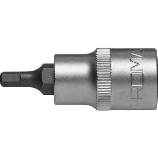 Steckschlüsseleinsatz 1/2 Zoll Innen-6-kant SW 5mm L.55mm TECWERK