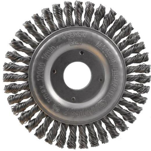 Pipelinebürste D.115mm Drahtstärke 0,5mm STA 6mm 12500min-¹ OSBORN