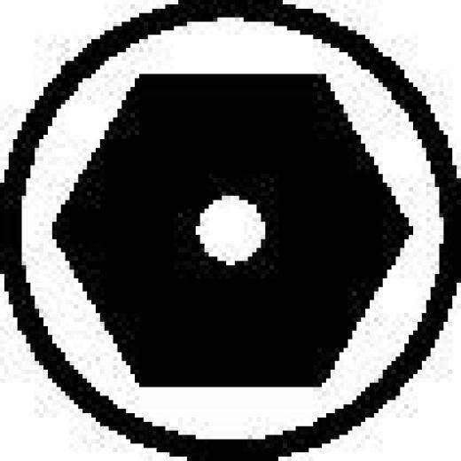 Steckschlüsseleinsatz 54 IC 1/2 Zoll Innen-6-kant,m.Zapfen SW 5mm