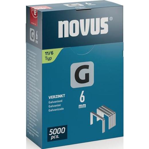 Flachdrahtklammer G Typ 11 B10,6xL6mm Draht-B.1,25mm 5000 St.NOVUS