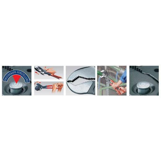 Rohr- u.Wasserpumpenzange Cobra® L.560mm Spann-W.120mm pol.Ku.-Überzug KNIPEX