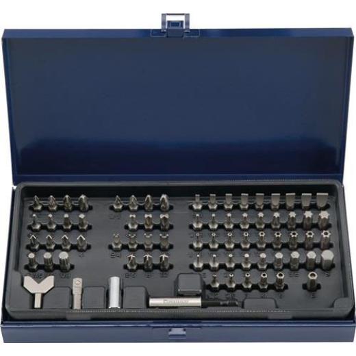 Bitsortiment 75-tlg.f.Sicherungsschrauben TECWERK
