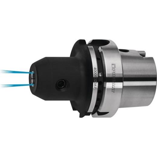 Flächenspannfutter DIN 69893A Weldon Spann-D.16mm HSK-A63 A.-L.80mm m.IK TECWERK