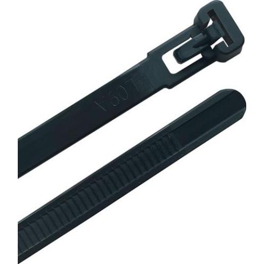 Kabelbinder L.360mm B.7,6mm PA 6.6 schwarz 100St./Btl.