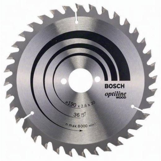 Kreissägeblatt PRO Wood AD 190mm Z.36 WZ Schnitt-B.2,6mm BOSCH