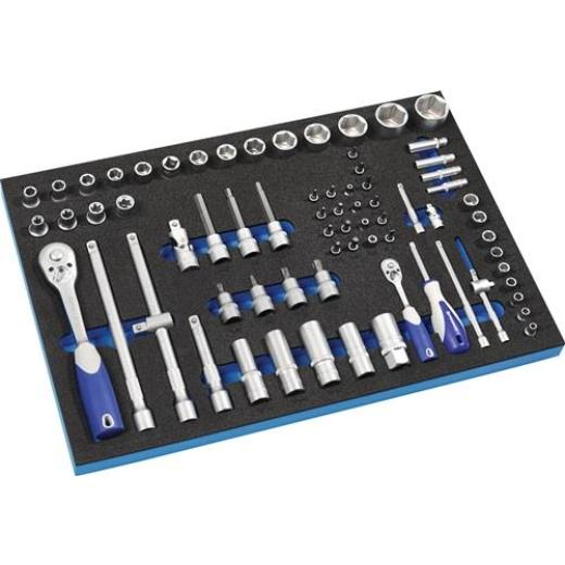 Werkzeugmodul 71-tlg.3/3-Modul Steckschlü.TECWERK