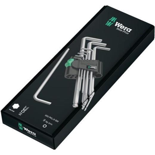 Winkelschraubendrehersatz 950 PKL 9-tlg.Ku.-Halter SW 1,5-10mm Kugelk.