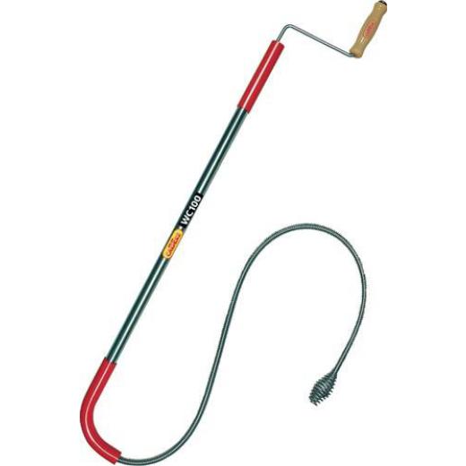 WC-Reinigungsgerät WC100 L.90cm Wellen-D.11mm Spiralen-D.11mm Krallen-D.30mm