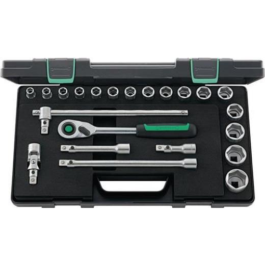 Steckschlüsselsatz 52/16/6QR 22-tlg.1/2 Zoll SW 10-32mm Z.80 6KT STAHLWILLE