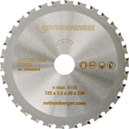 Sägeblatt DURACUT X AD 125mm Z.30 Bohr.20mm ROTHENBERGER