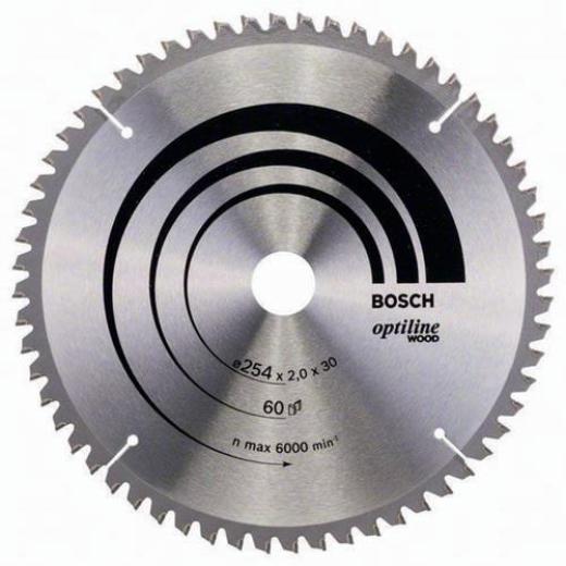 Kreissägeblatt PRO Wood AD 254mm Z.60 WZ/N Bohr.30mm Schnitt-B.2,0mm