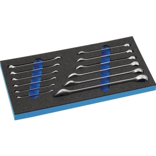 Werkzeugmodul 12-tlg.1/3-Modul Schlüsswelweiten 6-22mm TECWERK