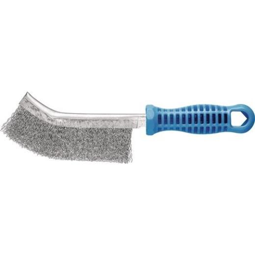 Handbürste HBG 10 INOX L.265mm 0,3mm Edelstahldraht (INOX) Besatz-L.25mm PFERD
