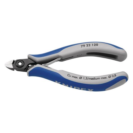 Präzisions-Elektronik-Seitenschn.L.120mm Form 0 Facette ja,sehr kl.pol.KNIPEX