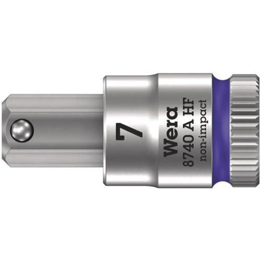 Steckschlüsseleinsatz 8740 A HF 1/4 Zoll SW 7mm L.28mm WERA