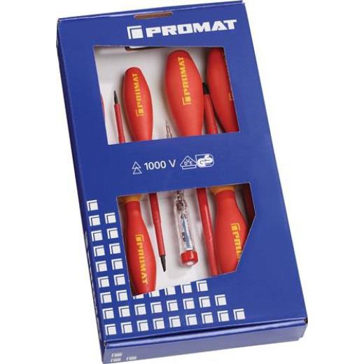 Schraubendrehersatz 7-tlg.Schlitz/PH VDE TECWERK