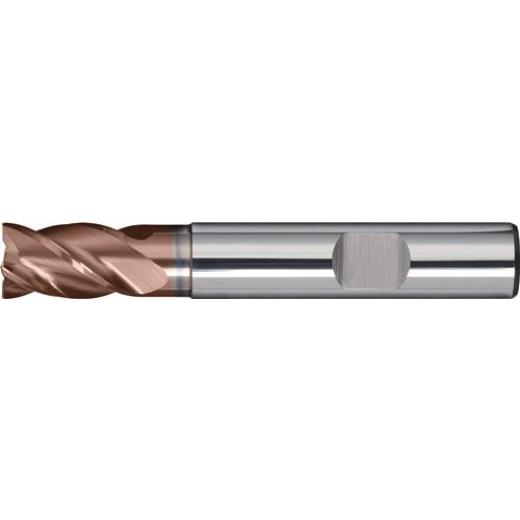 Schaftfräser DIN 6527K Typ N, HPC Ø 20 mm Einsatz-L.40 mm VHM TiAlN HB Z.4 kurz TW